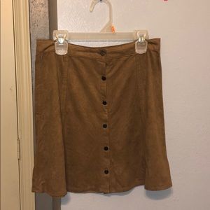 Brown button skirt (never worn)